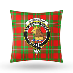 MacGregor Modern Tartan Crest Pillow Cover