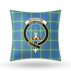 MacIntyre Hunting Ancient Tartan Crest Pillow Cover