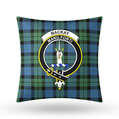 MacKay Ancient Tartan Crest Pillow Cover