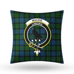 MacKie Tartan Crest Pillow Cover