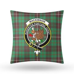 MacKinnon Hunting Ancient Tartan Crest Pillow Cover