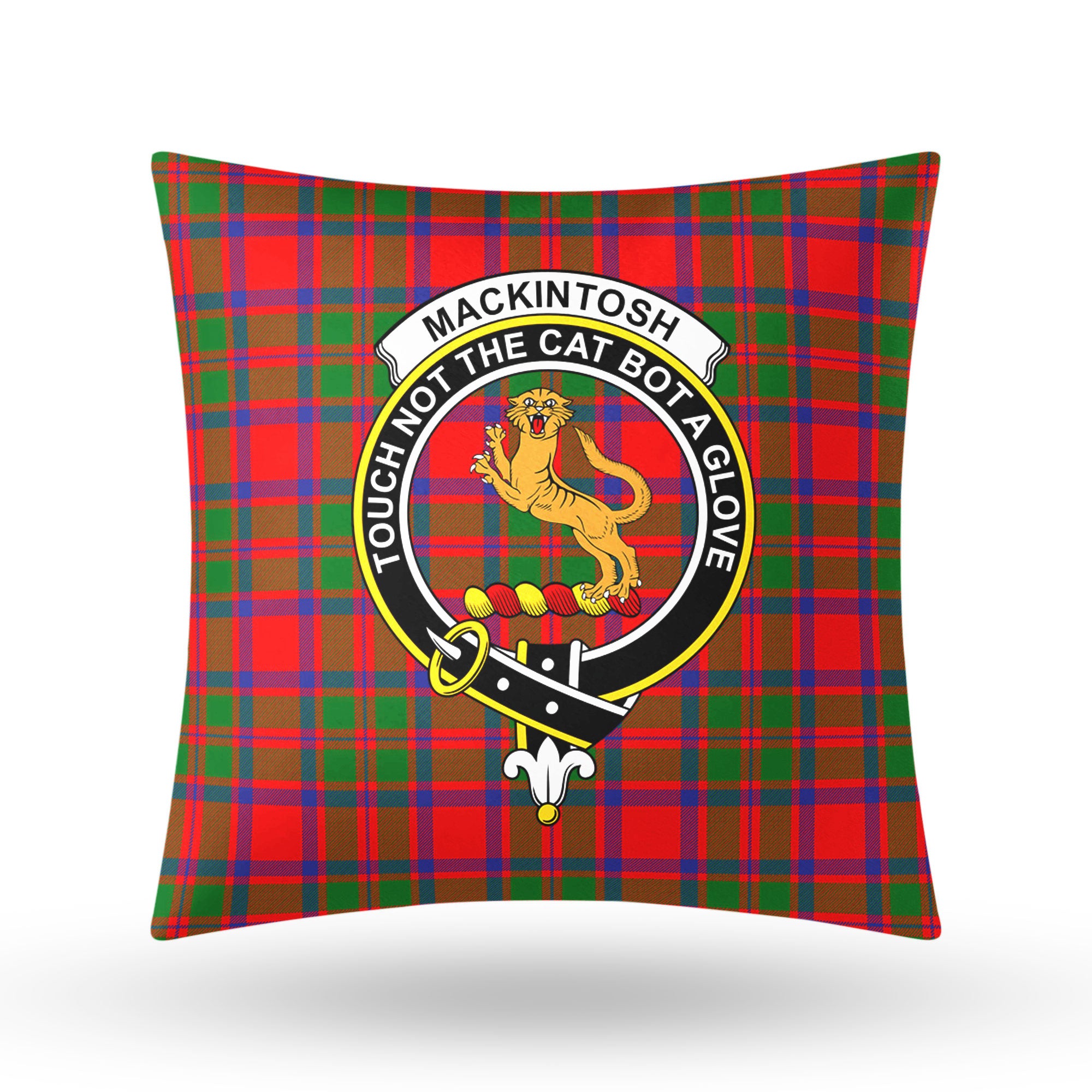 MacKintosh Modern Tartan Crest Pillow Cover