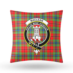 MacLean of Duart Modern Tartan Crest Pillow Cover