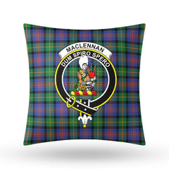 MacLennan Ancient Tartan Crest Pillow Cover