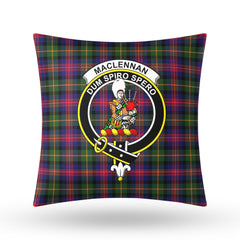 MacLennan Modern Tartan Crest Pillow Cover