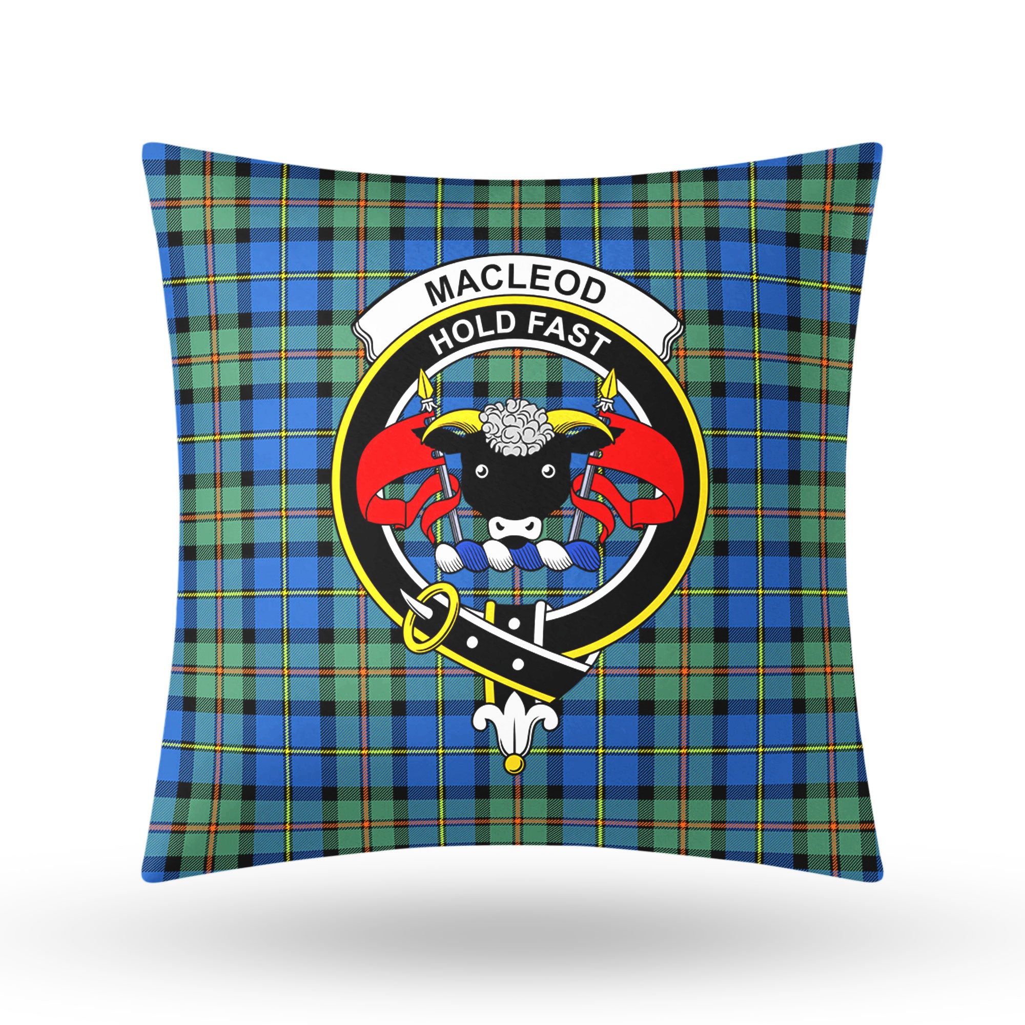 MacLeod of Harris Ancient Tartan Crest Pillow Cover