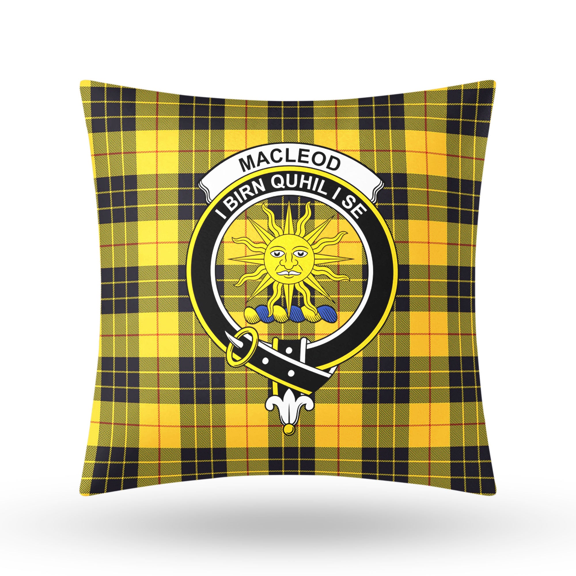 MacLeod of Lewis Ancient Tartan Crest Pillow Cover