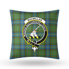 MacMillan Hunting Ancient Tartan Crest Pillow Cover