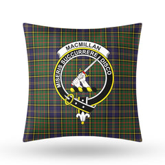 MacMillan Hunting Modern Tartan Crest Pillow Cover