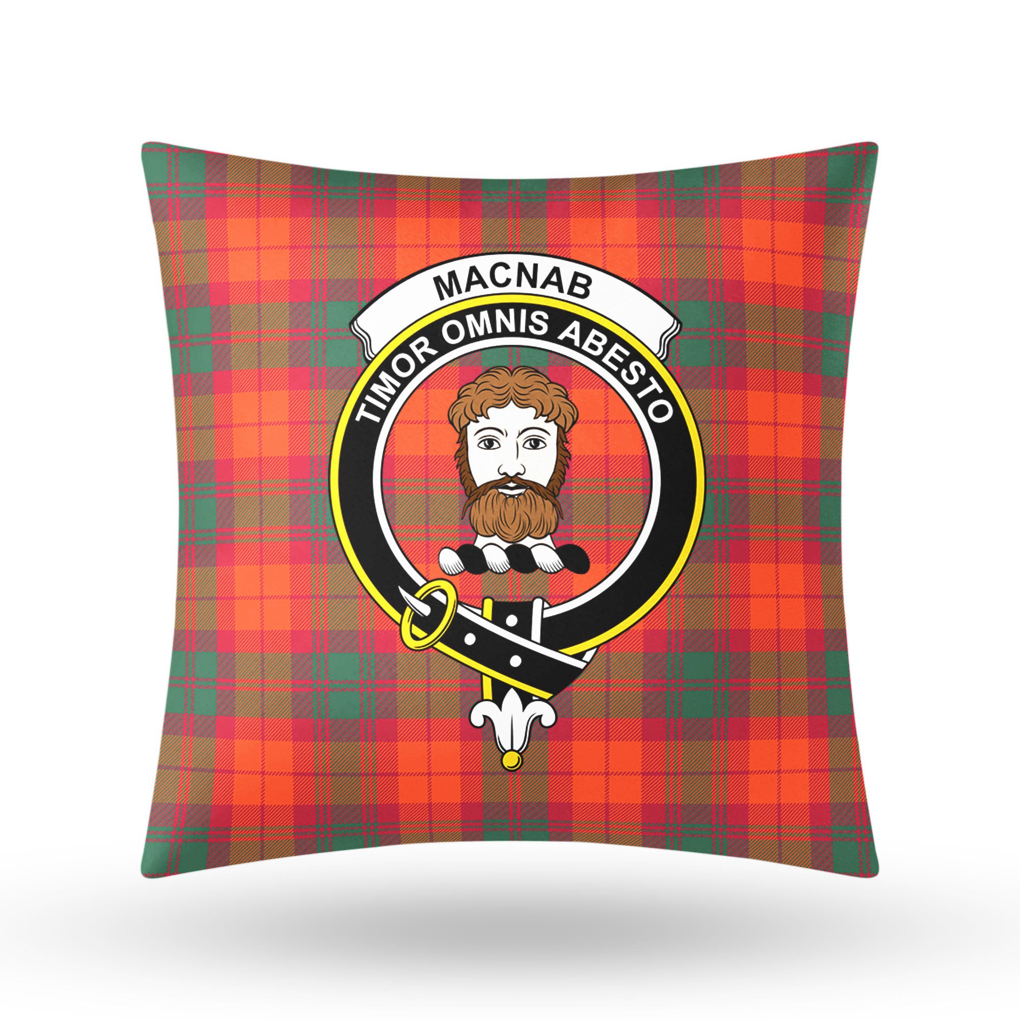 MacNab Ancient Tartan Crest Pillow Cover