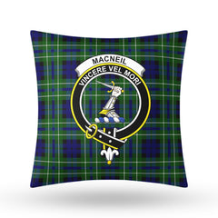 MacNeil of Colonsay Modern Tartan Crest Pillow Cover