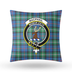 MacPhail Hunting Ancient Tartan Crest Pillow Cover