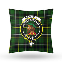 McAlpine Modern Tartan Crest Pillow Cover