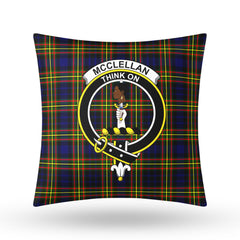 McClellan Modern Tartan Crest Pillow Cover