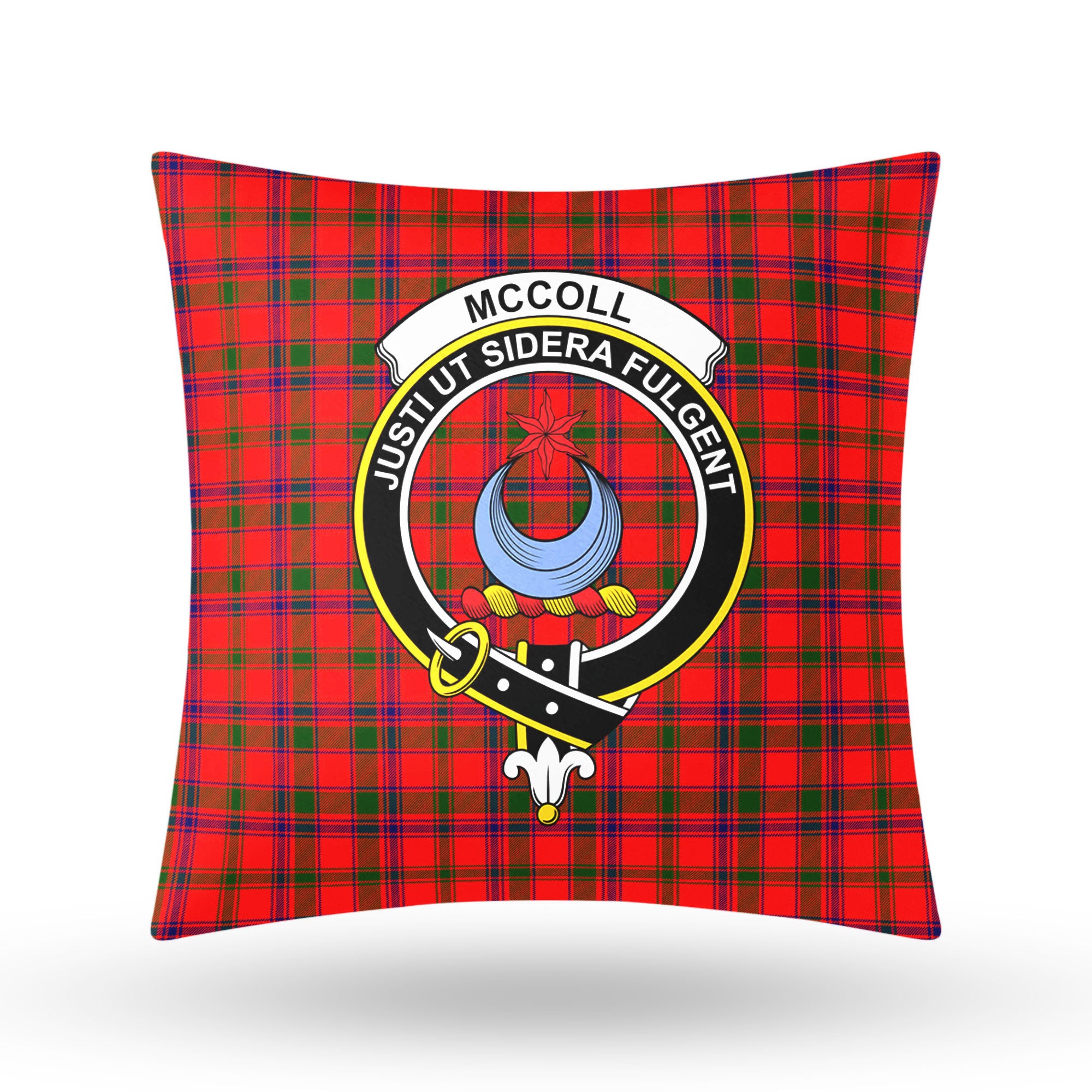 McColl Tartan Crest Pillow Cover