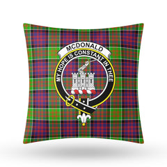 McDonald (Clan Ranald) Tartan Crest Pillow Cover