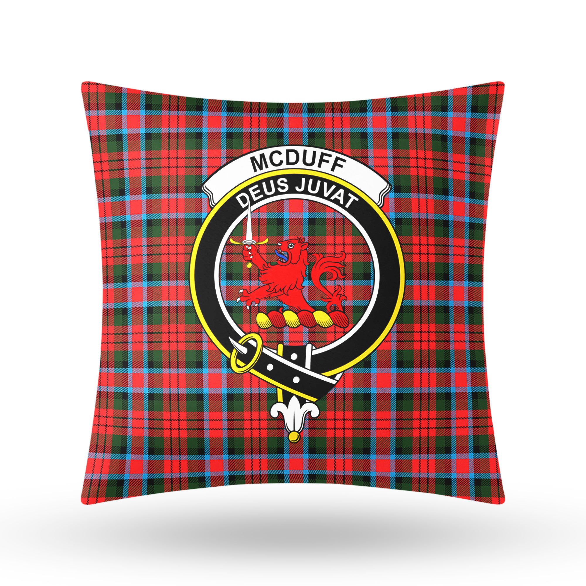 McDuff Modern Tartan Crest Pillow Cover