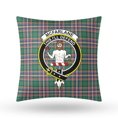 McFarlane Hunting Ancient Tartan Crest Pillow Cover