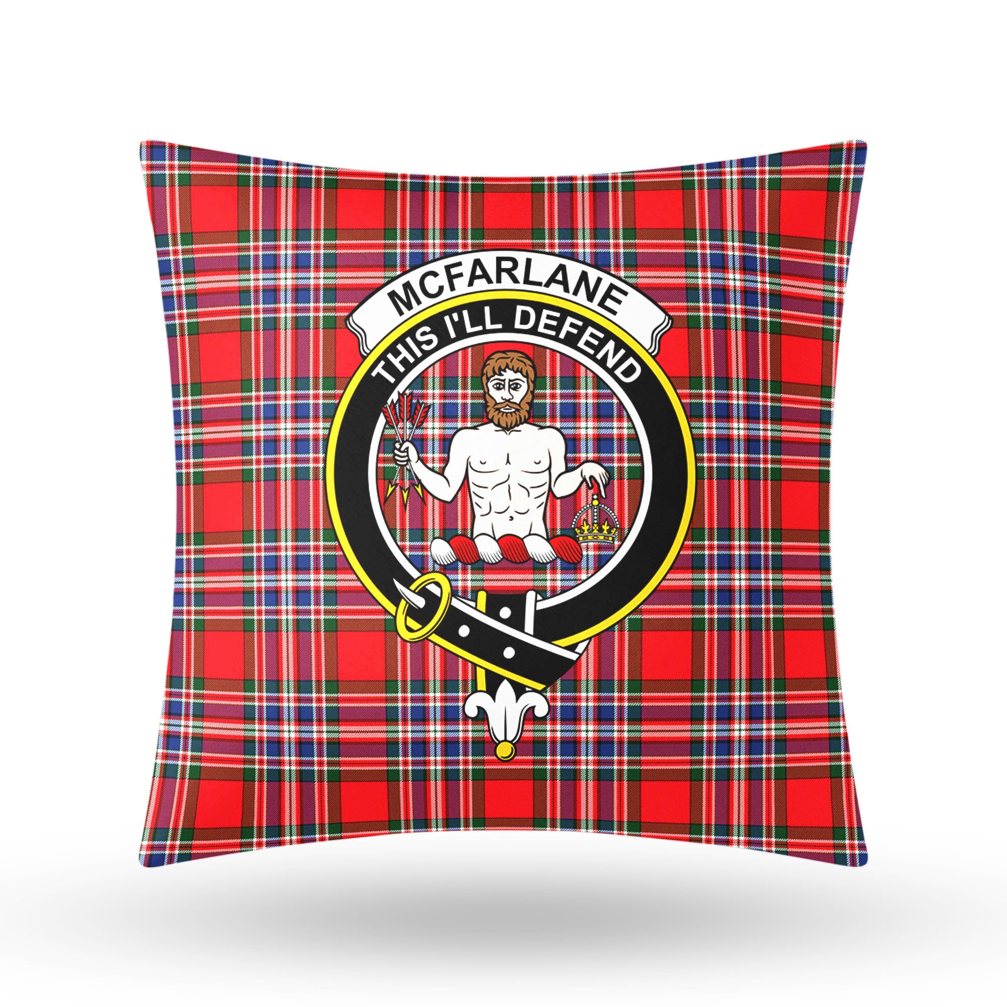 McFarlane Modern Tartan Crest Pillow Cover