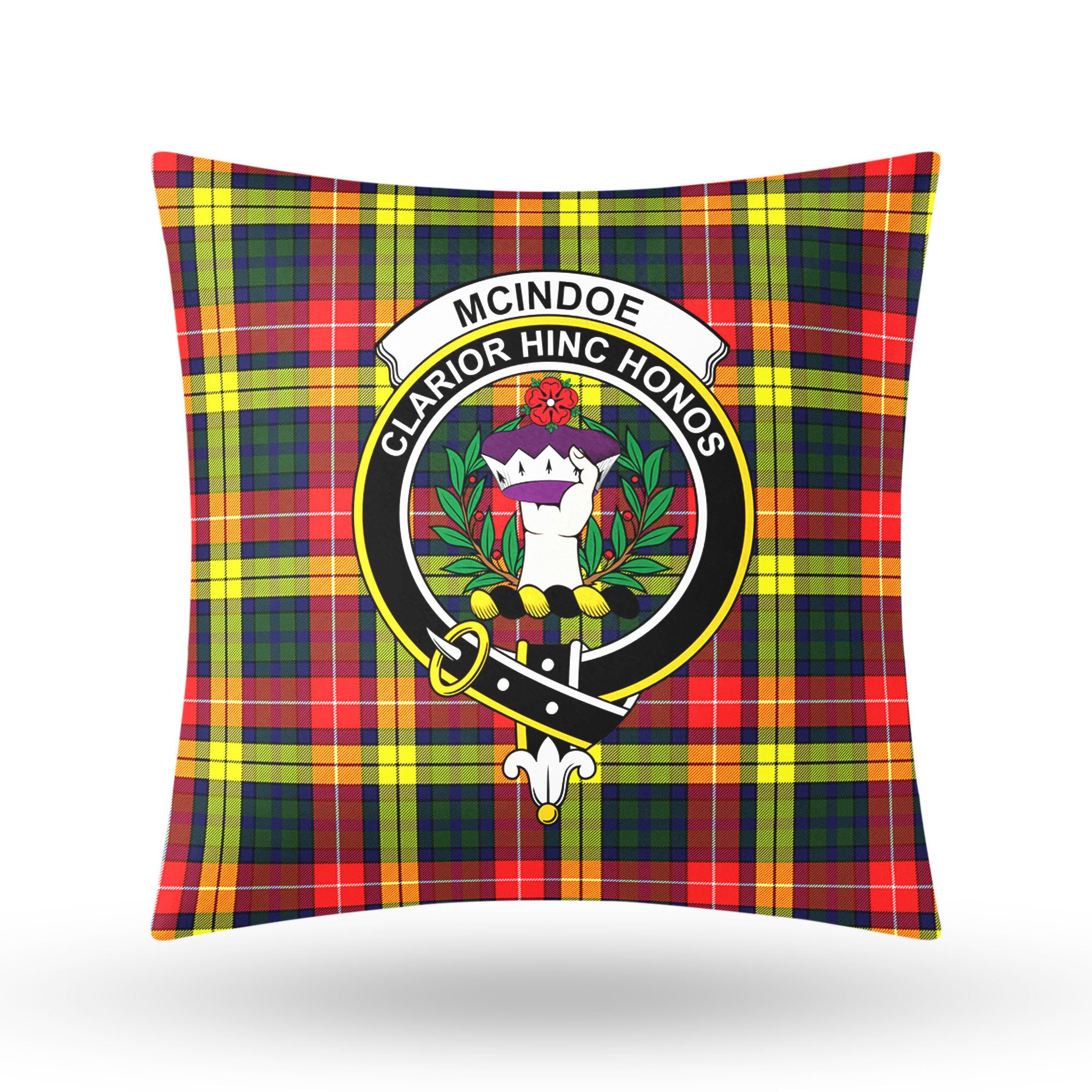 McIndoe Tartan Crest Pillow Cover