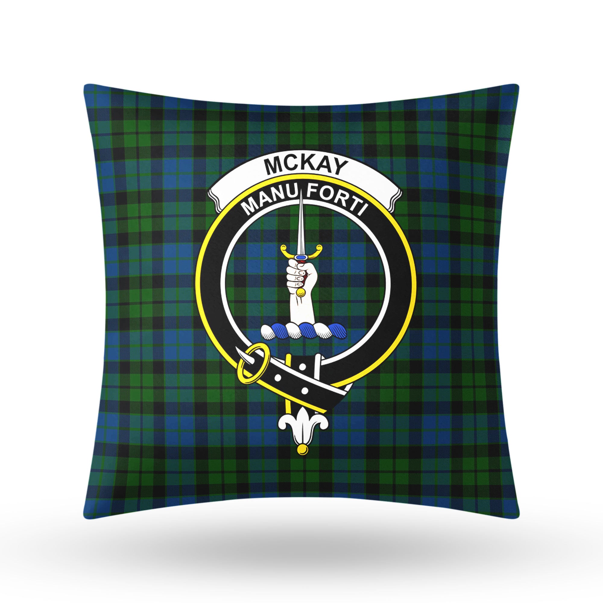 McKay Modern Tartan Crest Pillow Cover