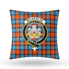 McLachlan Ancient Tartan Crest Pillow Cover