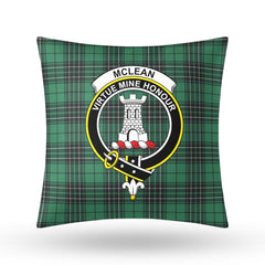 McLean Hunting Ancient Tartan Crest Pillow Cover