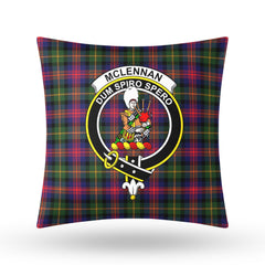 McLennan Modern Tartan Crest Pillow Cover