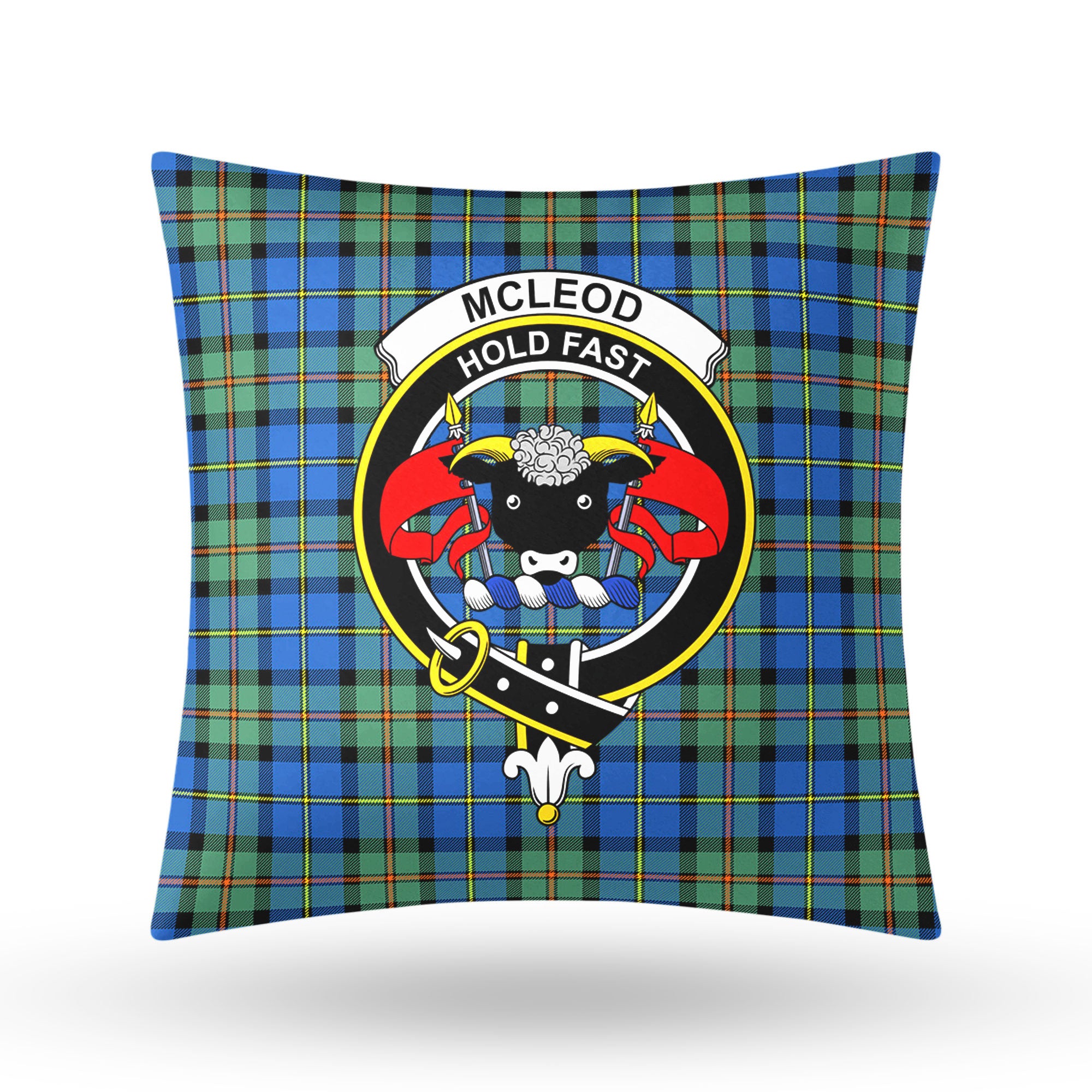 McLeod of Harris Ancient Tartan Crest Pillow Cover