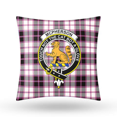 McPherson Hunting Modern Tartan Crest Pillow Cover