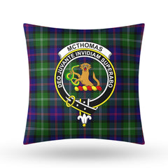 McThomas Modern Tartan Crest Pillow Cover