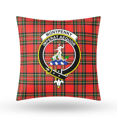 Monypenny Tartan Crest Pillow Cover