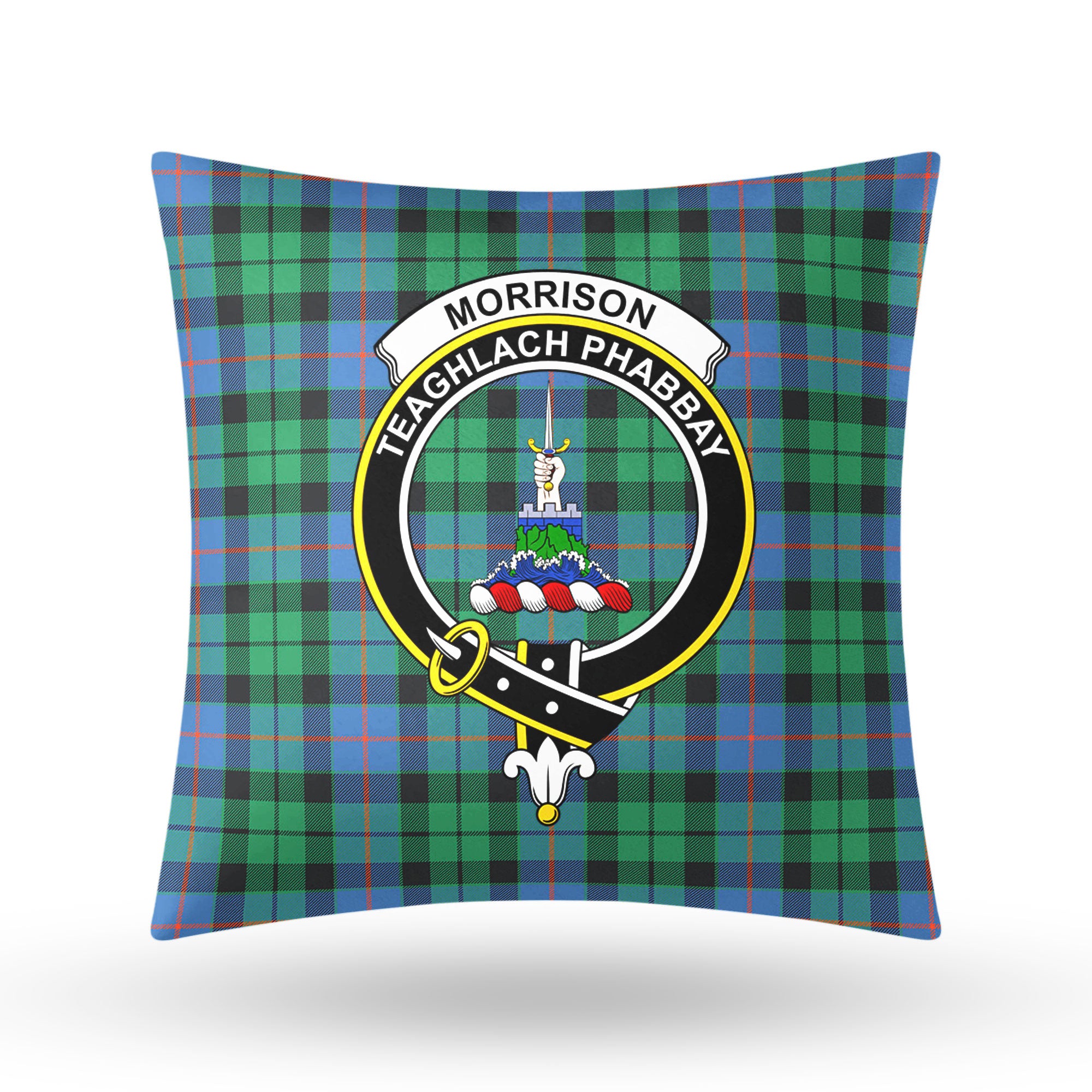 Morrison Ancient Tartan Crest Pillow Cover