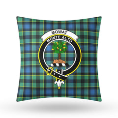 Mowat Ancient Tartan Crest Pillow Cover