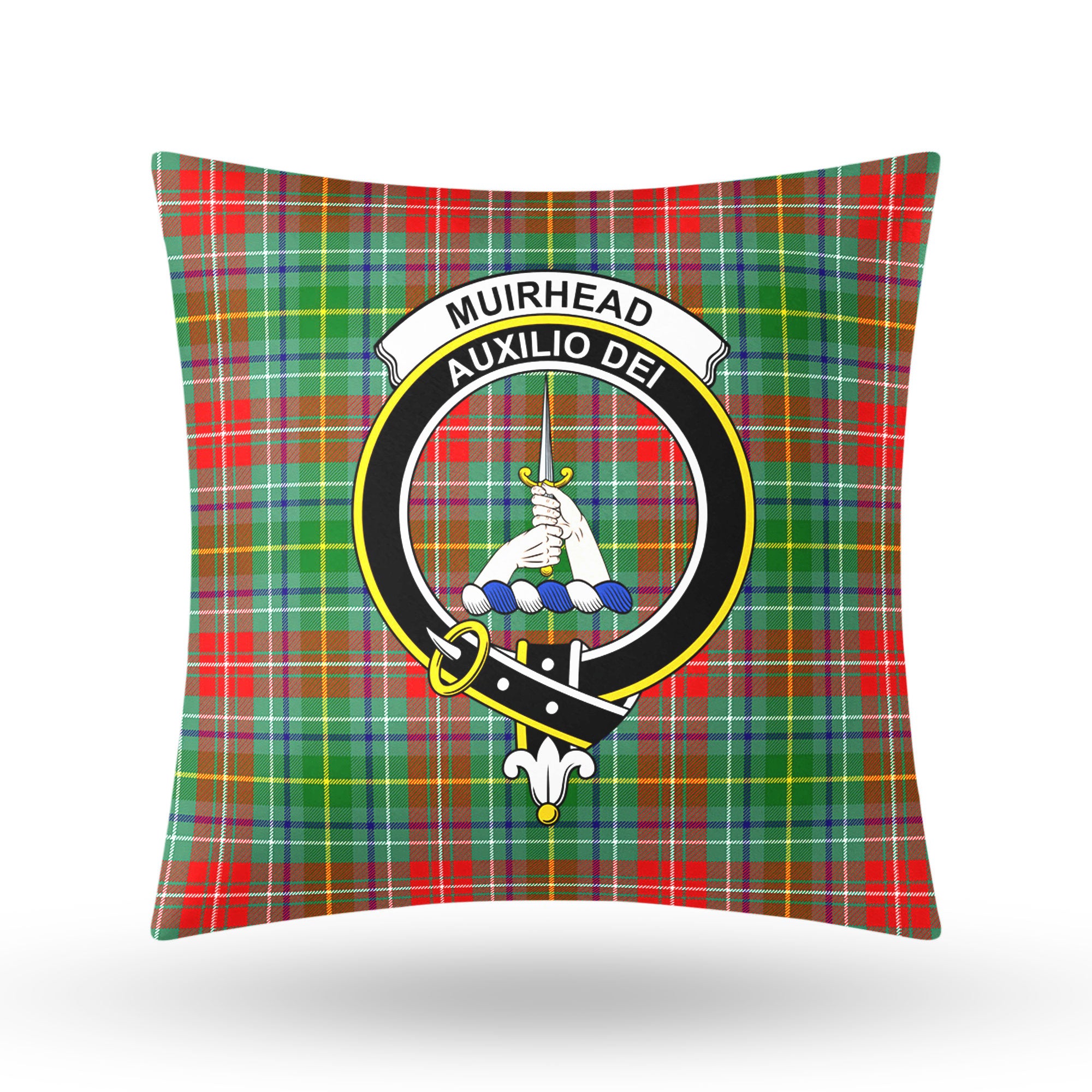 Muirhead Tartan Crest Pillow Cover