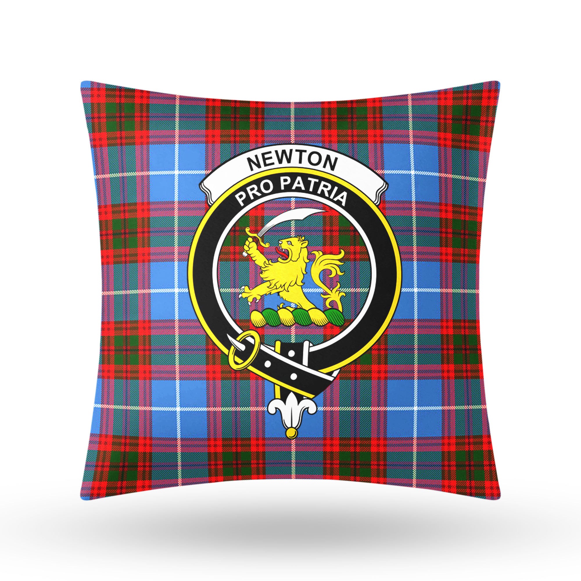 Newton Tartan Crest Pillow Cover