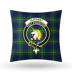 Oliphant Modern Tartan Crest Pillow Cover