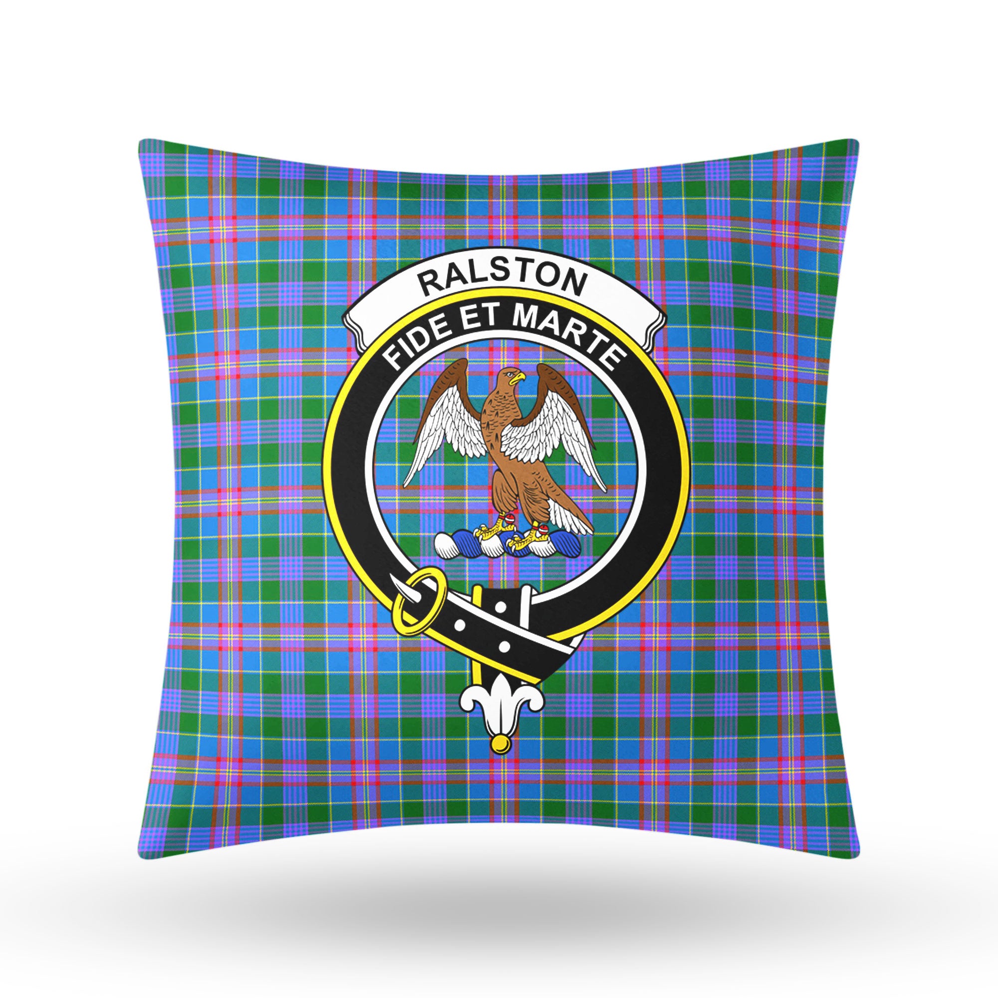 Ralston Tartan Crest Pillow Cover