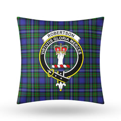 Robertson Hunting Modern Tartan Crest Pillow Cover