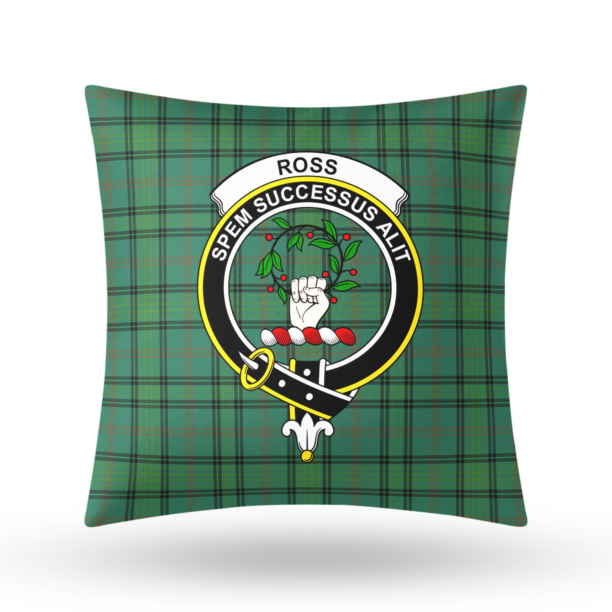 Ross Hunting Ancient Tartan Crest Pillow Cover