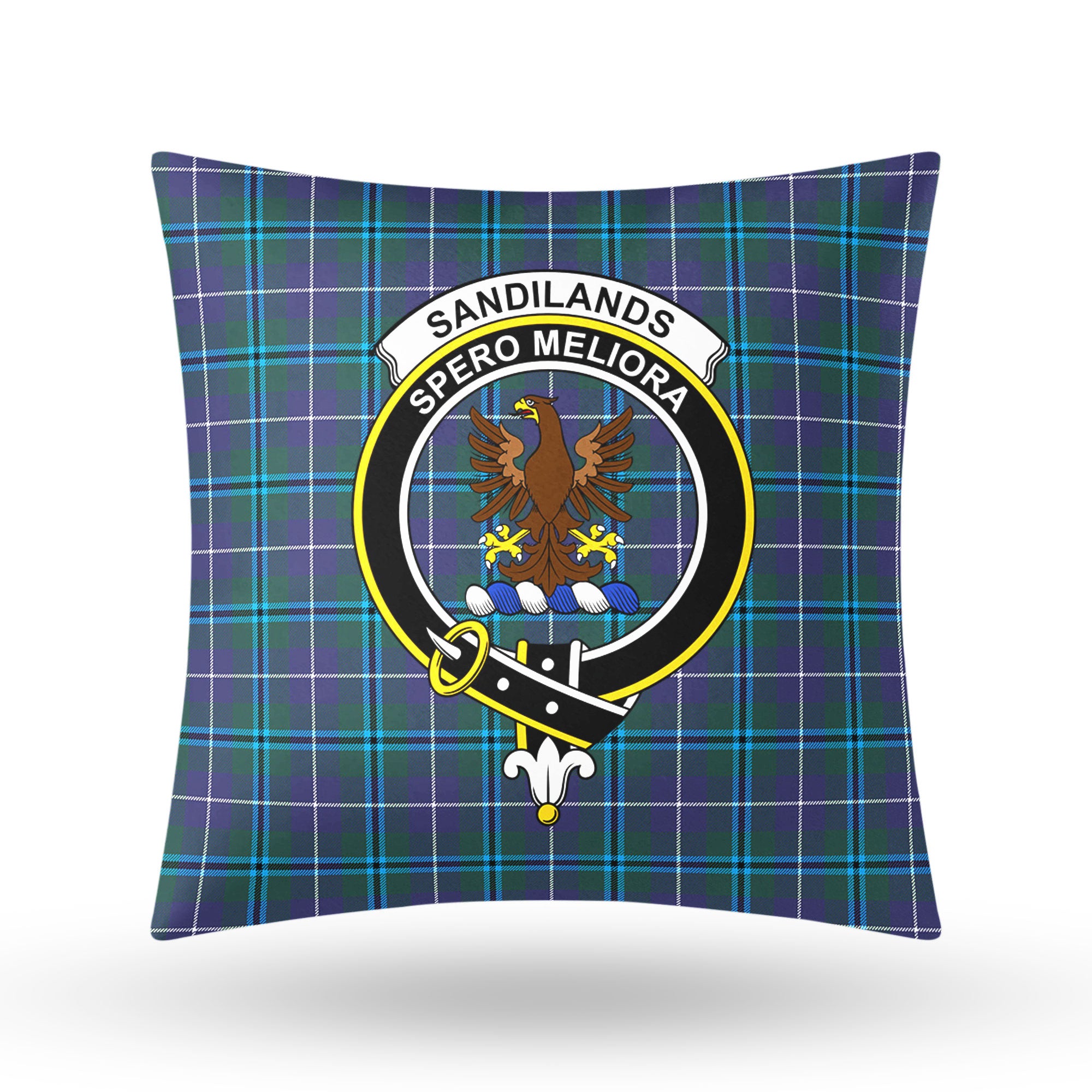 Sandilands Tartan Crest Pillow Cover