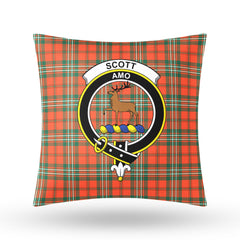 Scott Ancient Tartan Crest Pillow Cover