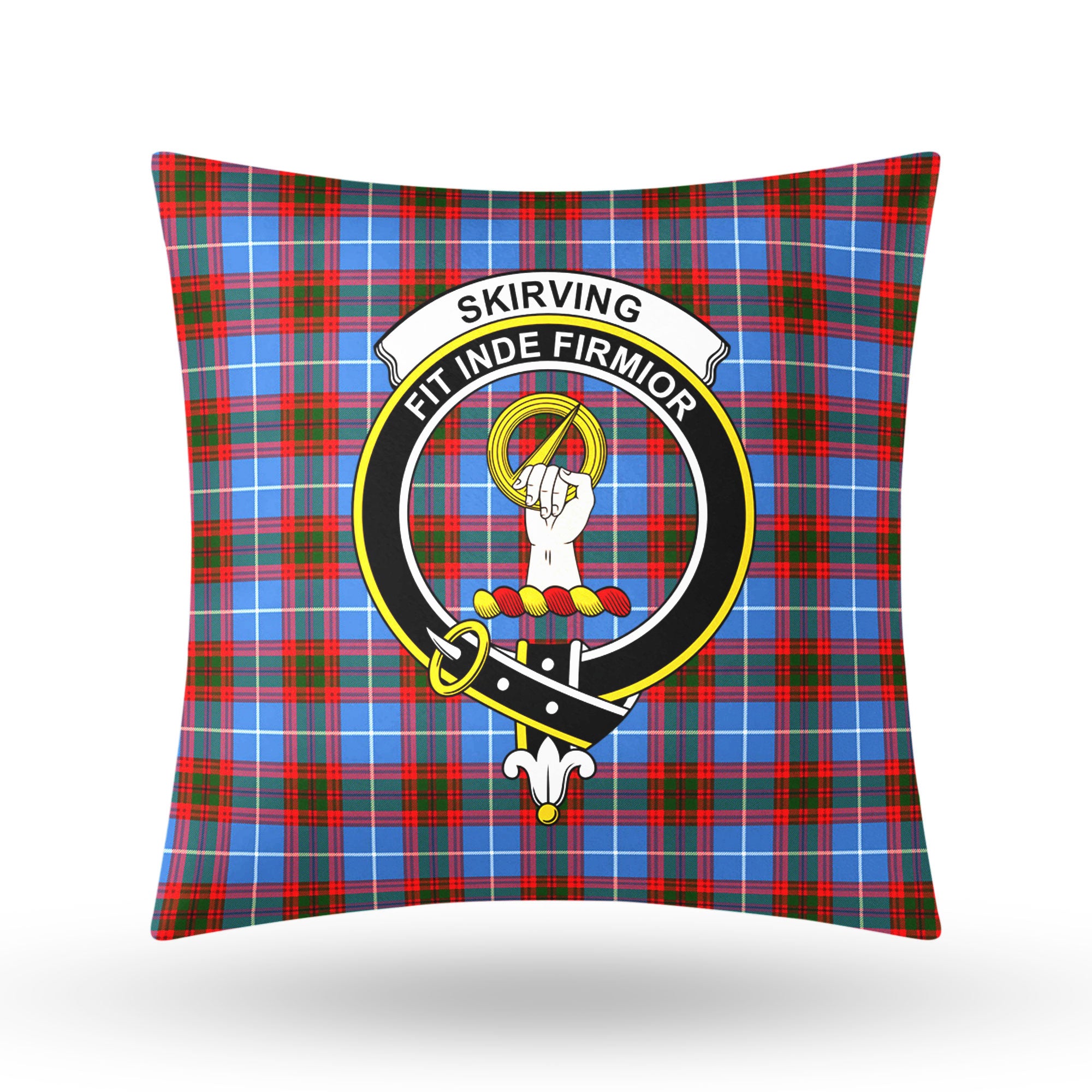 Skirving Tartan Crest Pillow Cover