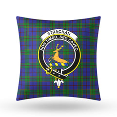 Strachan Tartan Crest Pillow Cover