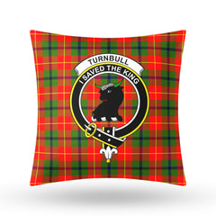 Turnbull Dress Tartan Crest Pillow Cover