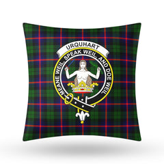 Urquhart Modern Tartan Crest Pillow Cover