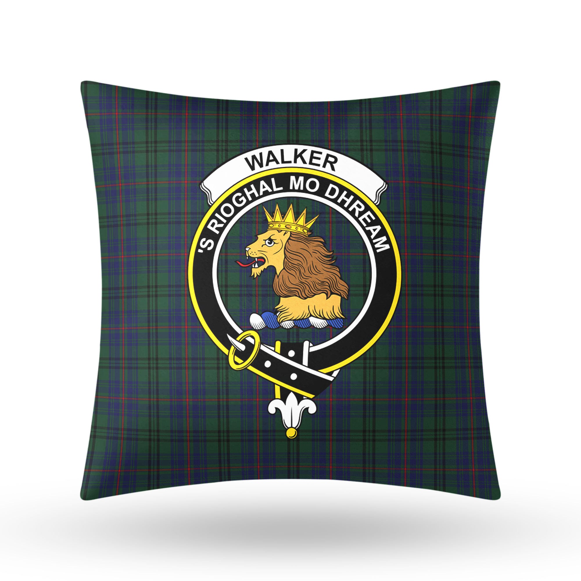 Walker Hunting Tartan Crest Pillow Cover