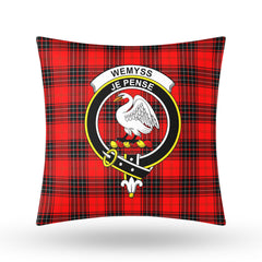 Wemyss Modern Tartan Crest Pillow Cover