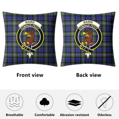 Baird Modern Tartan Crest Pillow Cover