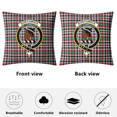 Borthwick Ancient Tartan Crest Pillow Cover